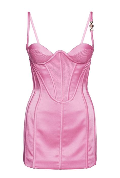 versace women's suit 2002|pink versace corset with pant.